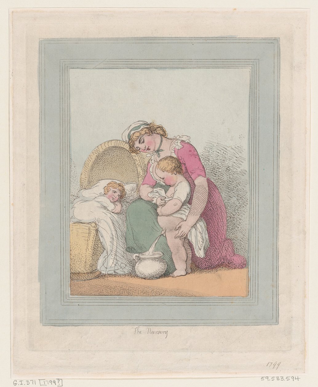 Das Kinderzimmer von Thomas Rowlandson