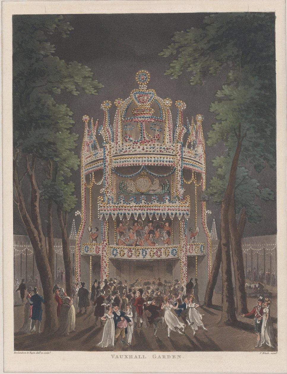 Vauxhall-Garten von Thomas Rowlandson
