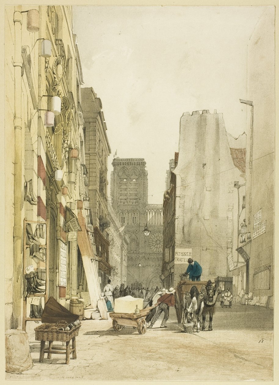 Rue Notre Dame, Paris von Thomas Shotter Boys