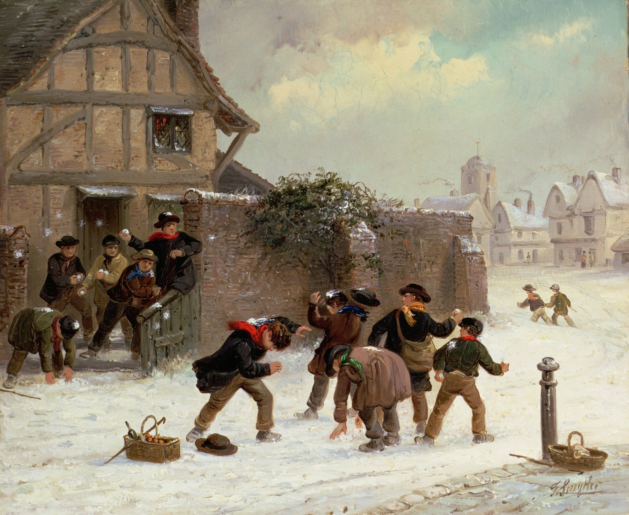 Schneeballschlacht von Thomas Smythe