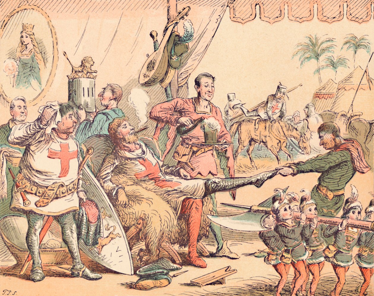 König Richard I. in Palästina, um 1884 von Thomas Strong Seccombe