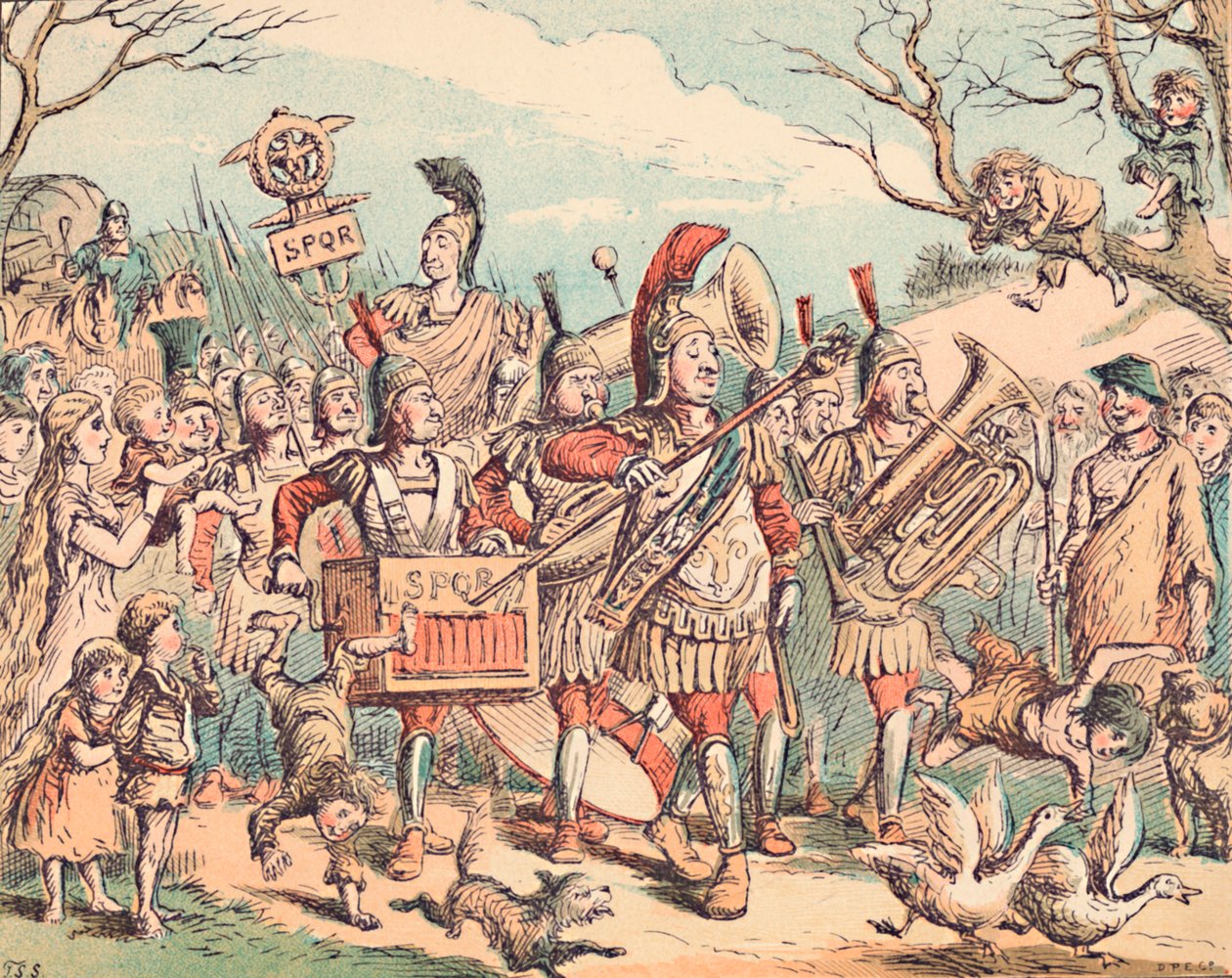 Die Römer in Britannien, ca. 1884 von Thomas Strong Seccombe