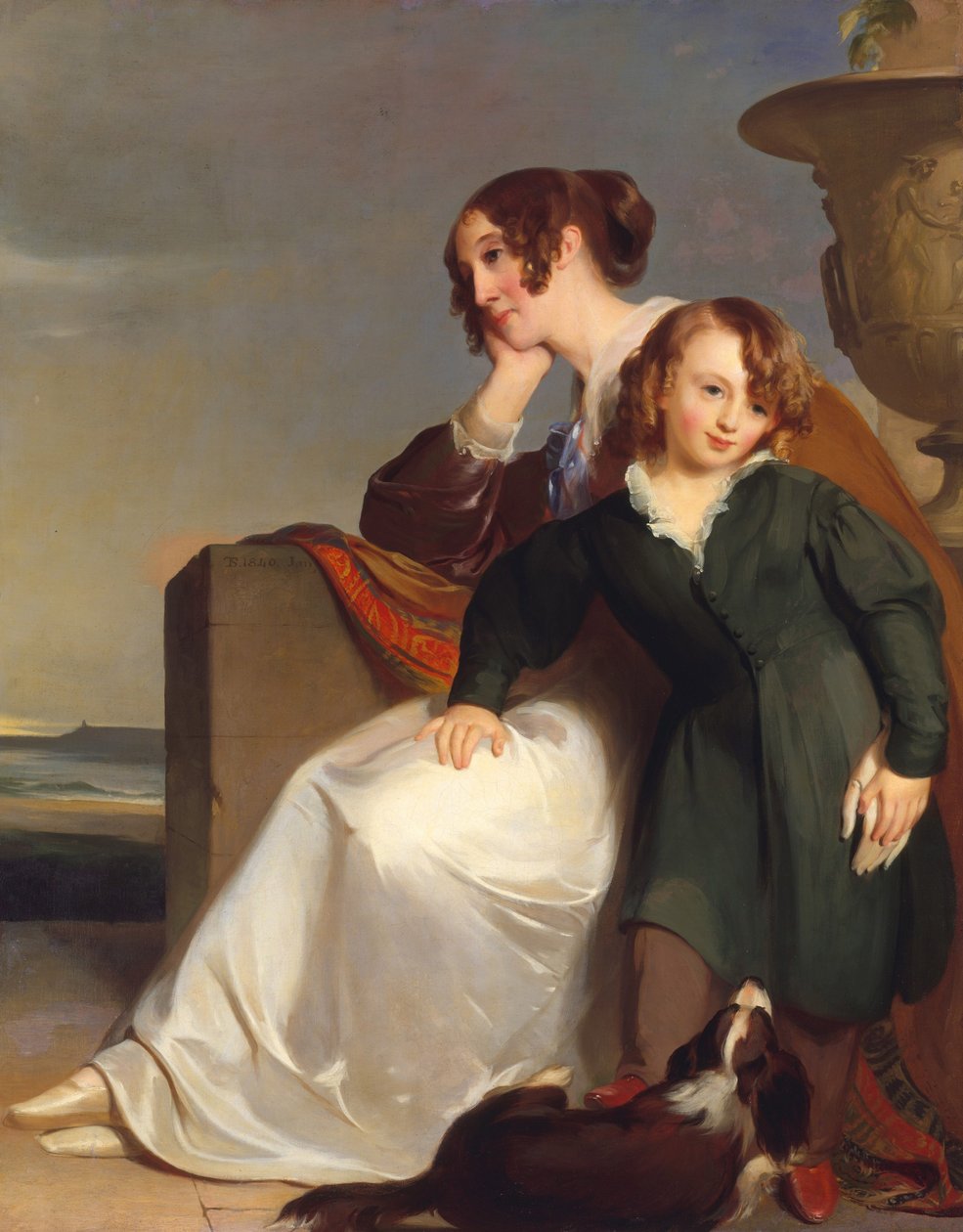 Mutter und Sohn von Thomas Sully