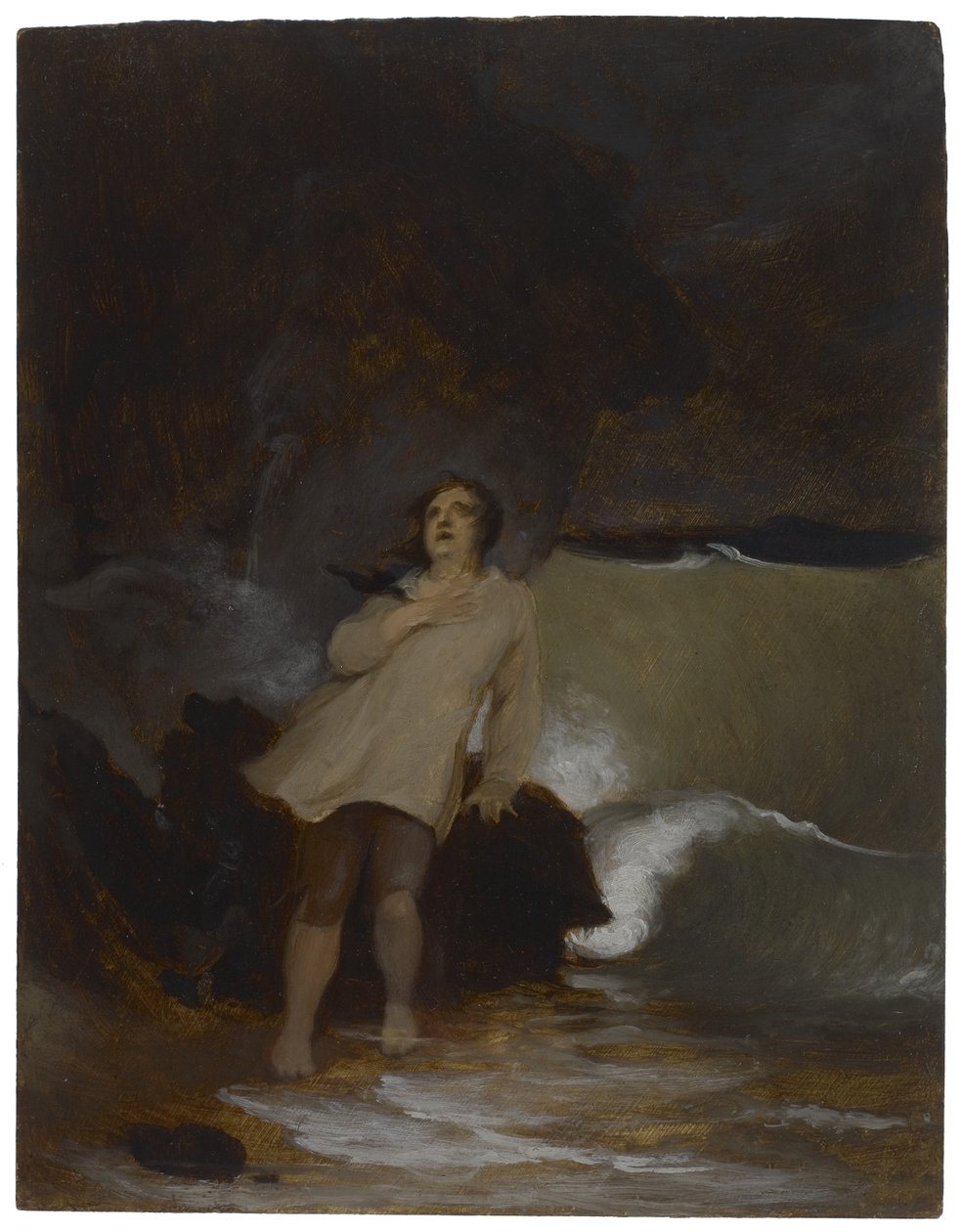 Das Schiffswrack von Robinson Crusoe von Thomas Sully