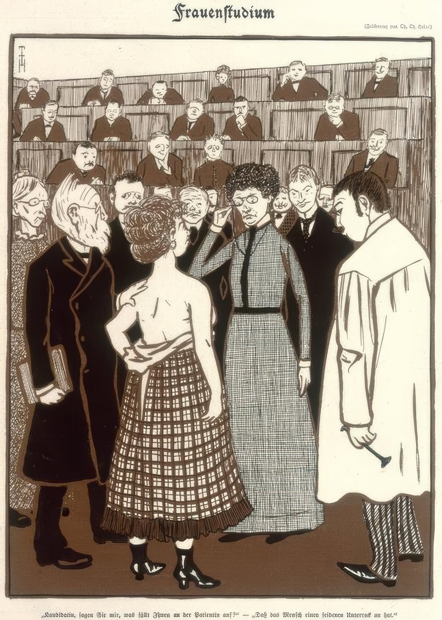 Frauenstudium von Thomas Theodor Heine