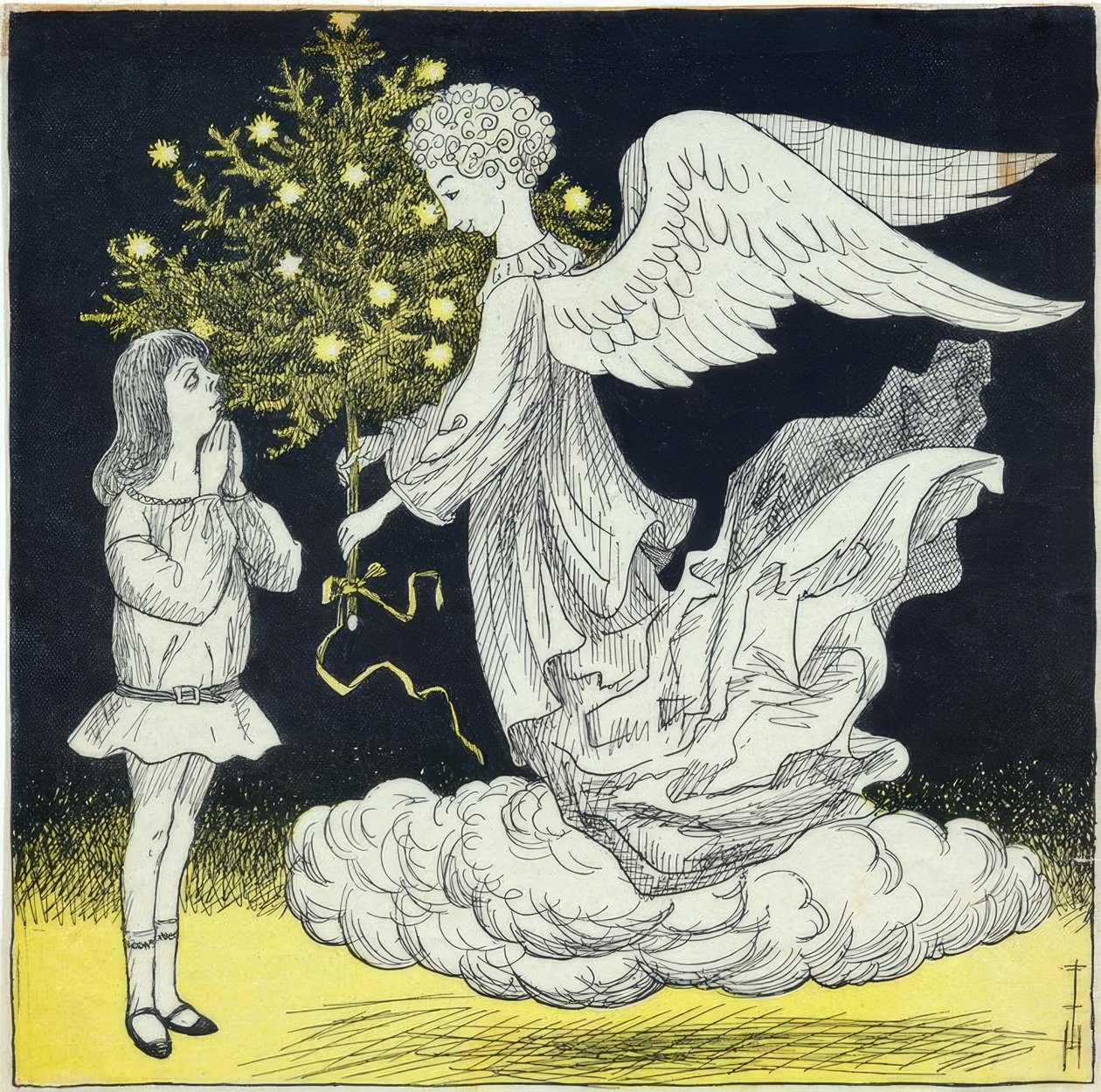 Weihnachten 1922 von Thomas Theodor Heine