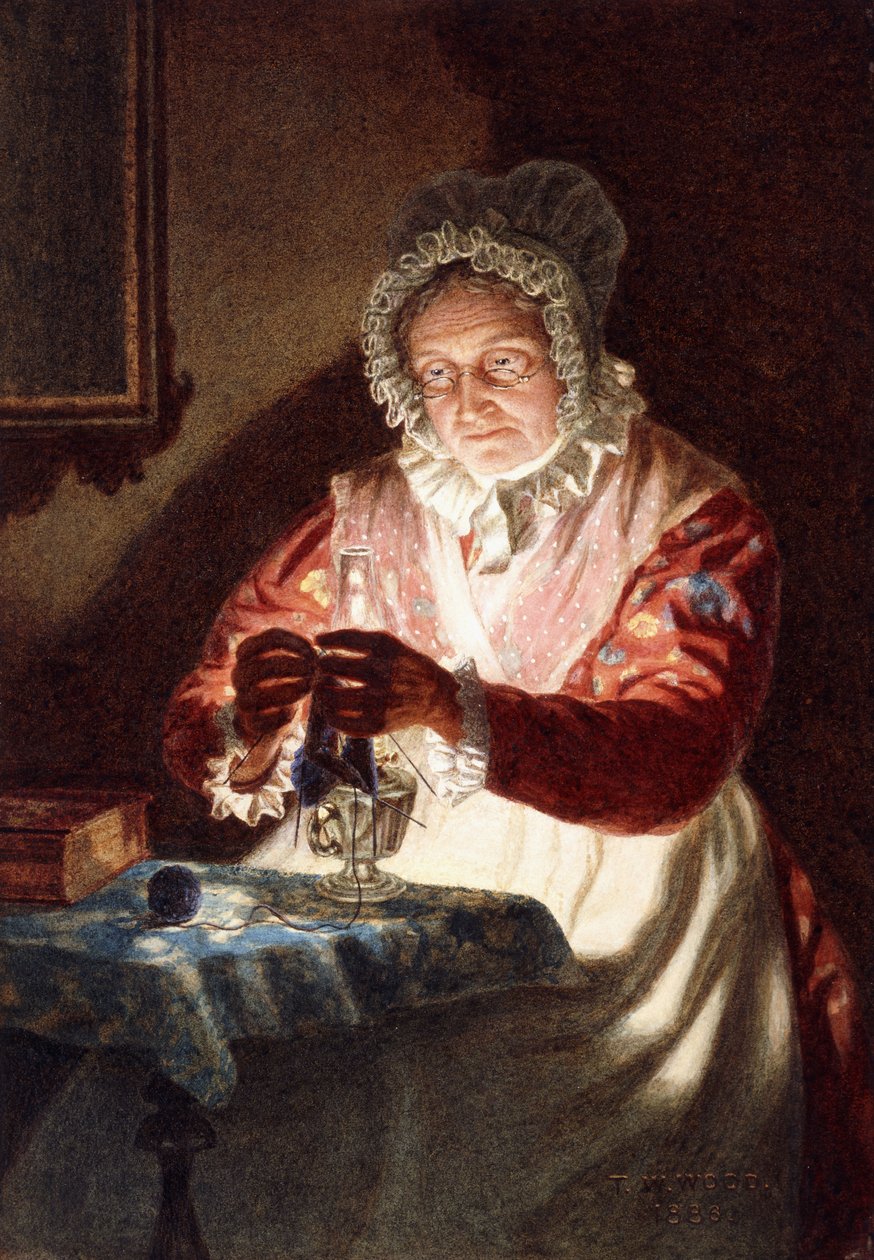 Der verlorene Stich, 1886 von Thomas Waterman Wood