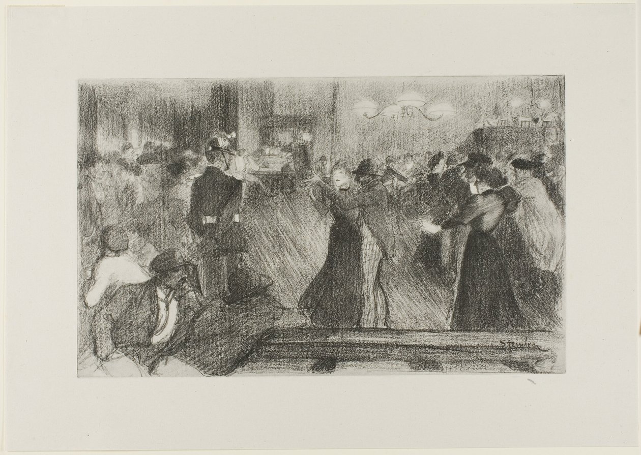 Tanzsaal von Théophile Alexandre Pierre Steinlen