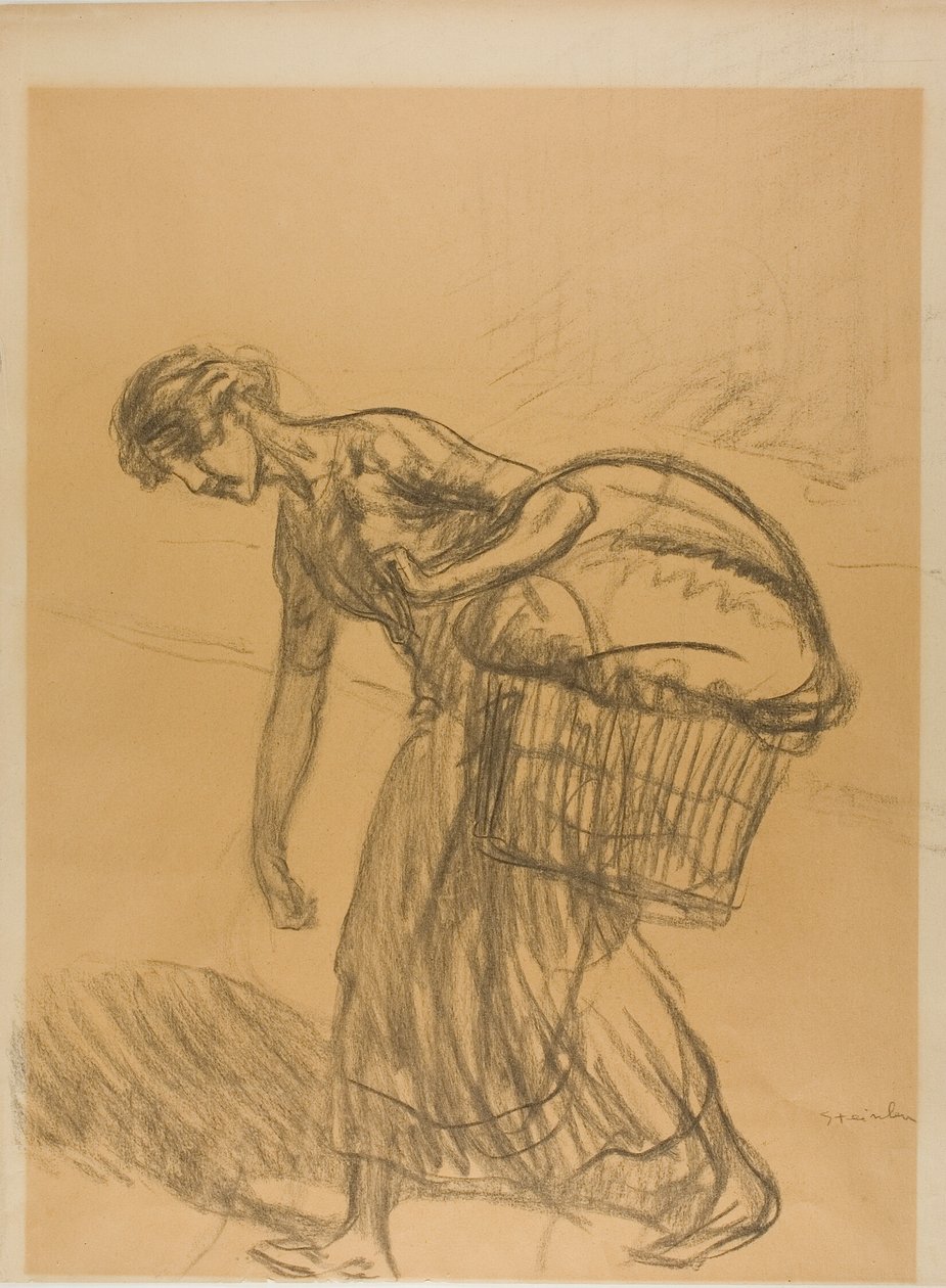 Wäscherin von Théophile Alexandre Pierre Steinlen