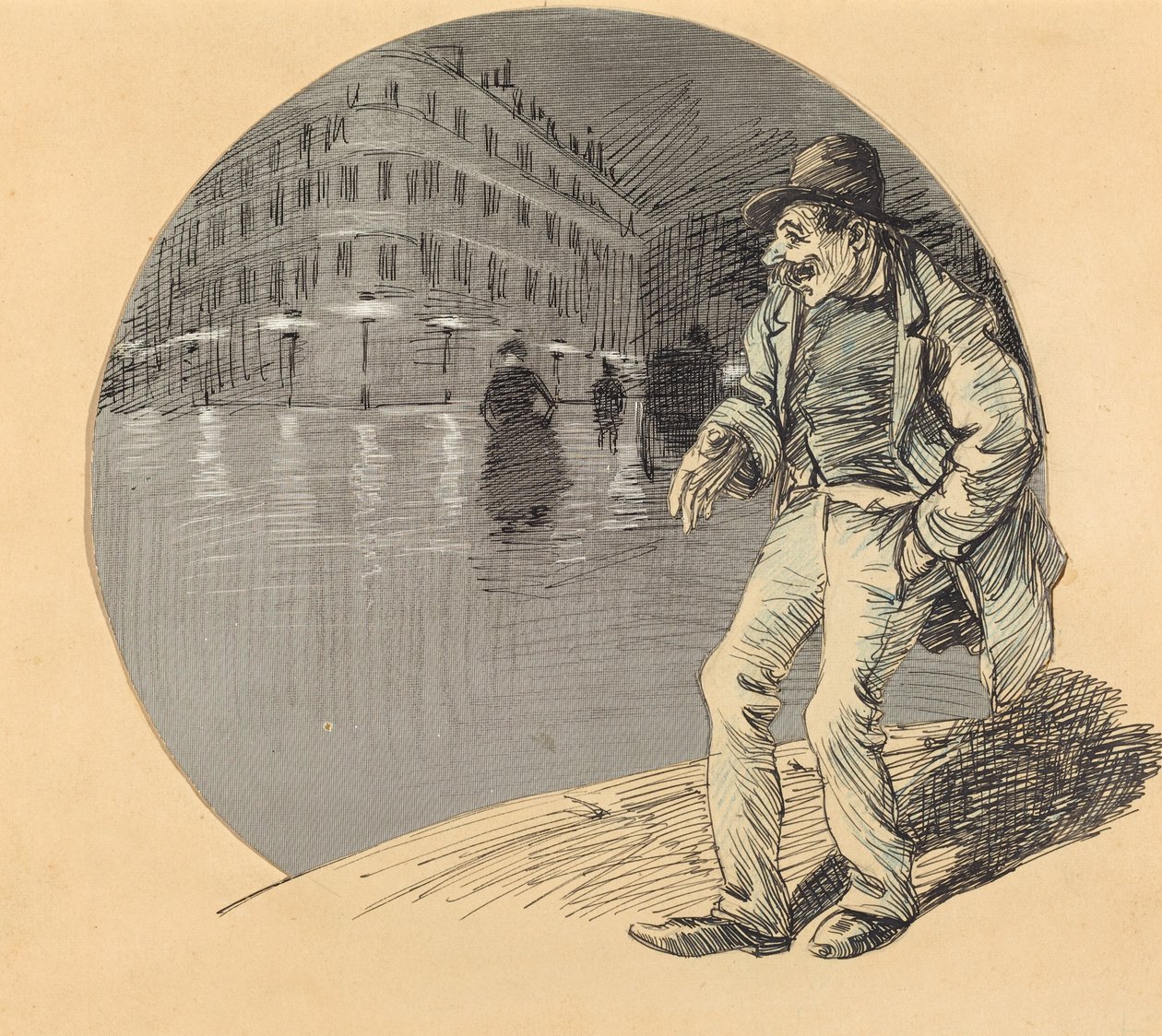 Verliebt (Amoureux) von Théophile Alexandre Steinlen