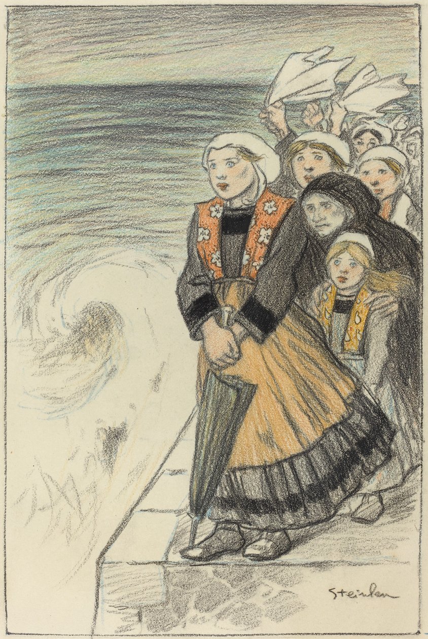 Seemannsfrauen von Théophile Alexandre Steinlen