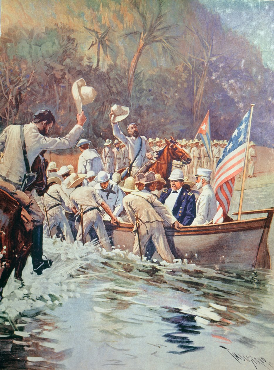 Amerikaner landen auf Kuba von Thure de Thulstrup