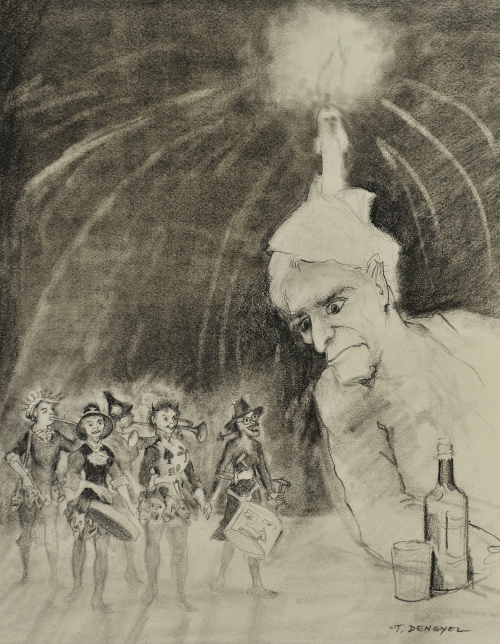 Delirium tremens von Tibor Dengyel
