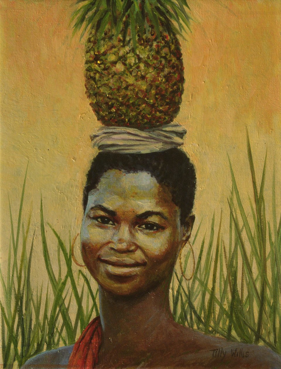 Ananas-Mädchen, 2004 von Tilly Willis