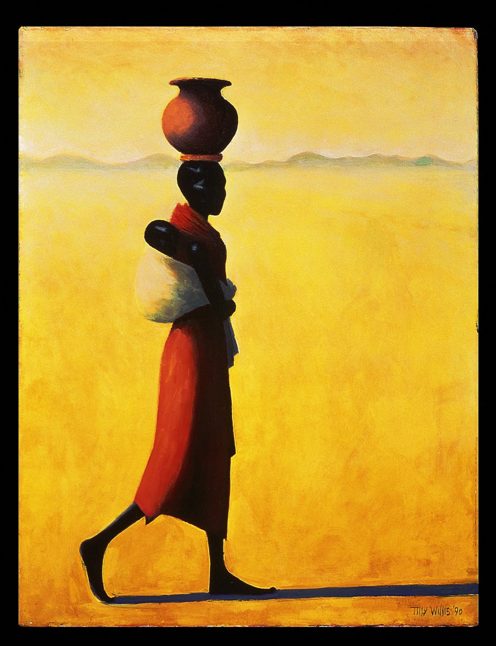 Frau beim Gehen, 1990 von Tilly Willis