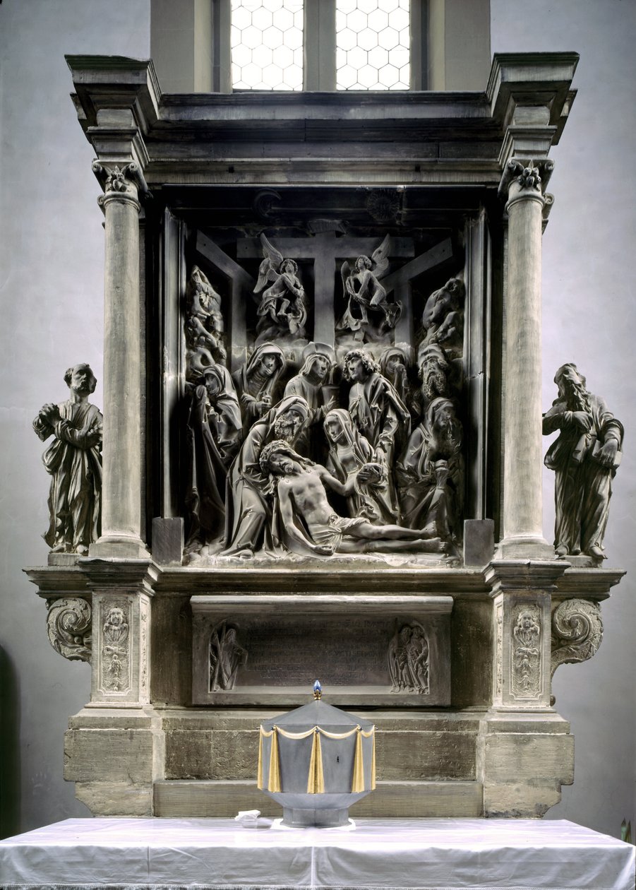 Altarbild, das die Beweinung Christi darstellt, ca. 1526 von Tilman Riemenschneider