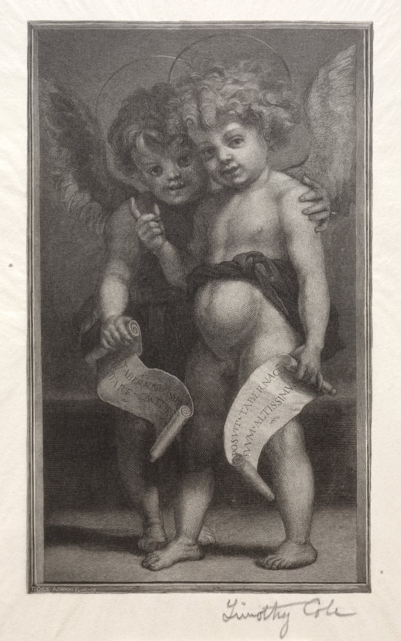Alte italienische Meister: Zwei Kinderengel, 1888-1892 von Timothy Cole