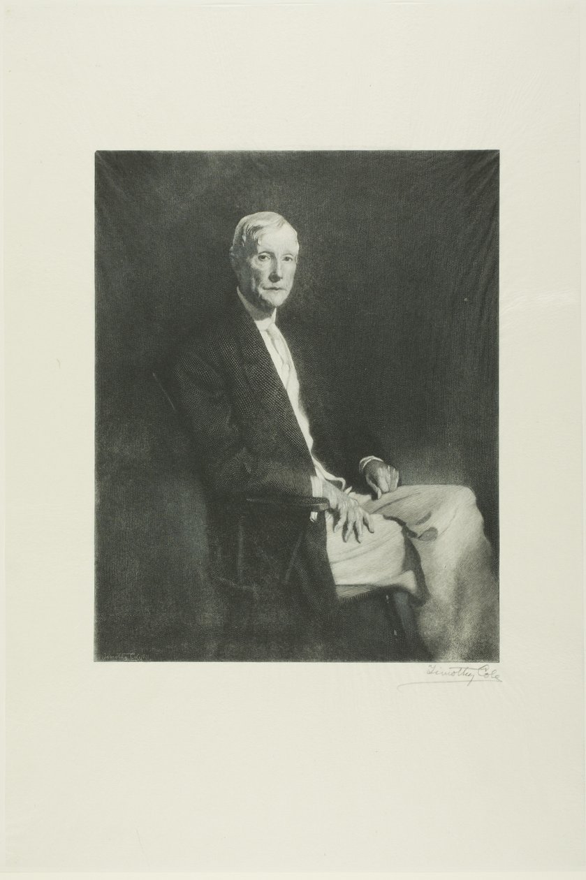 Porträt von John D. Rockefeller von Timothy Cole