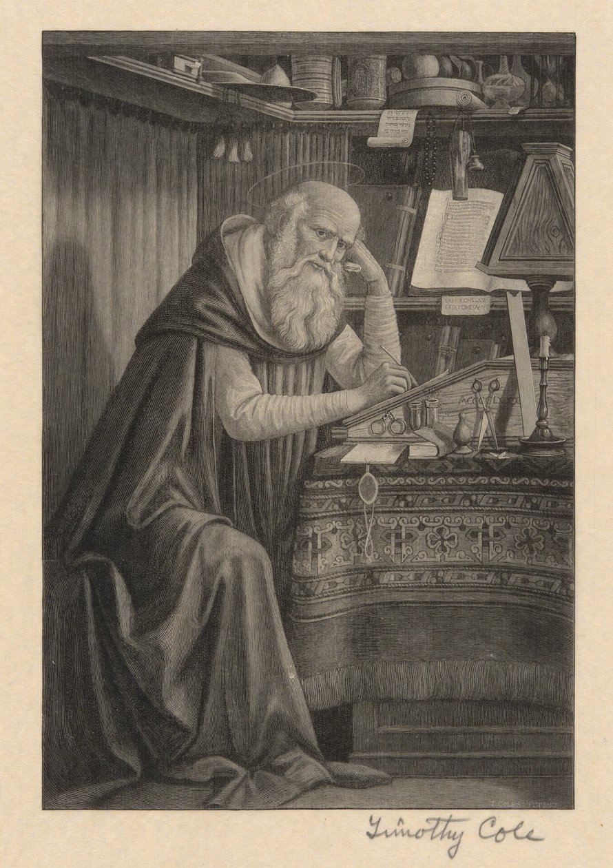 Der heilige Hieronymus von Timothy Cole