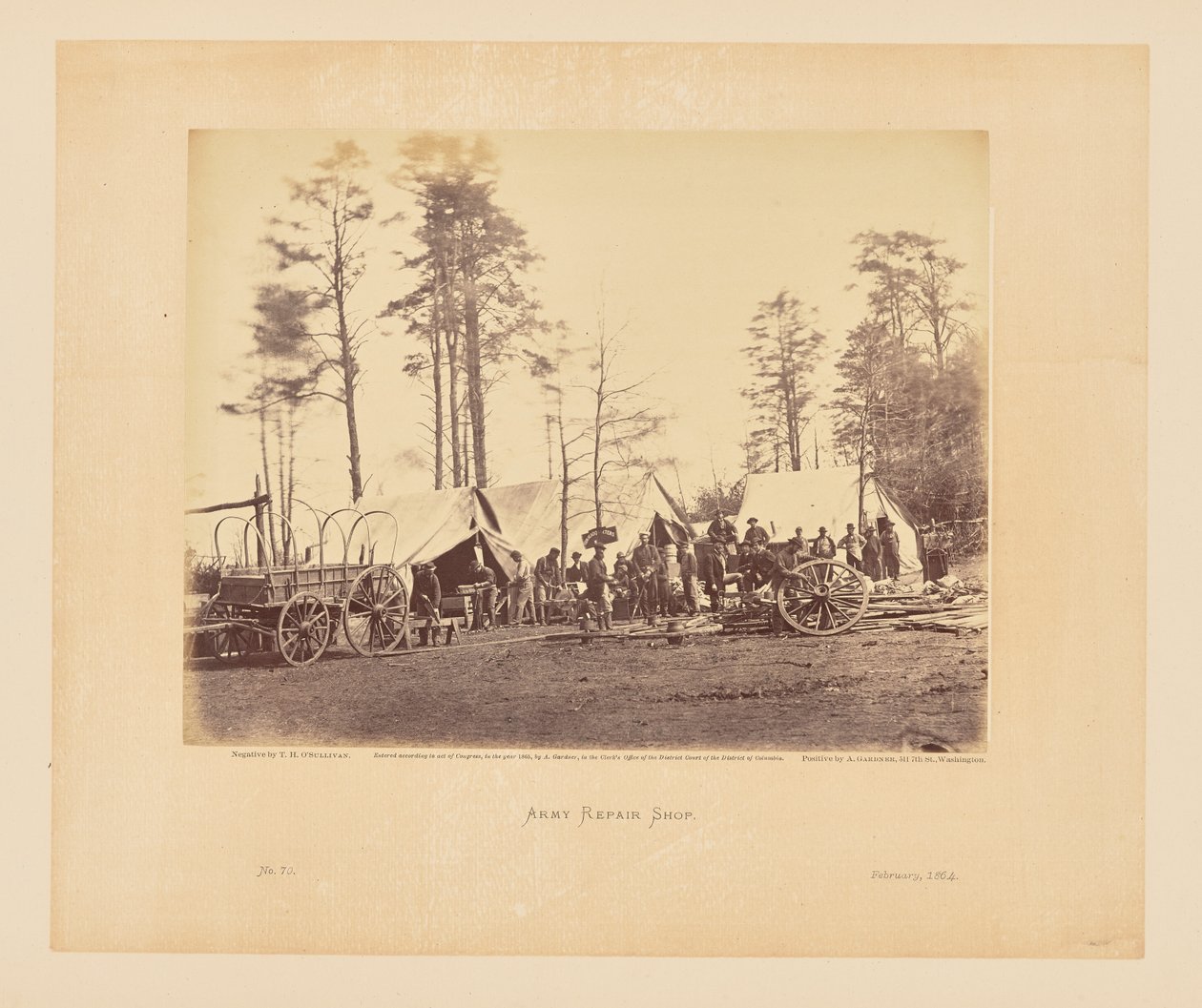 Armee-Reparaturwerkstatt von Timothy H. OSullivan