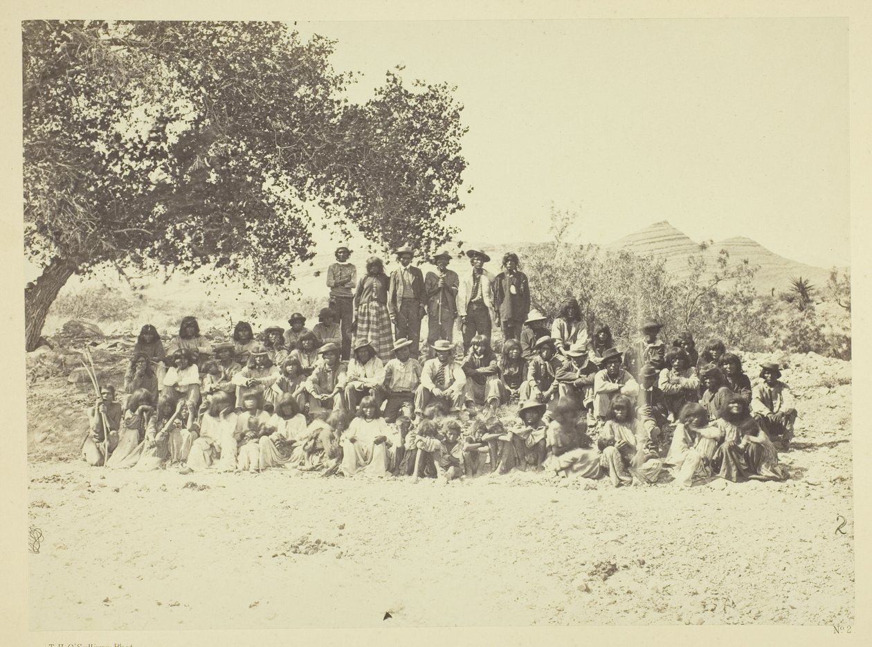 Gruppe von Pah-Ute-Indianern, Nevada von Timothy O