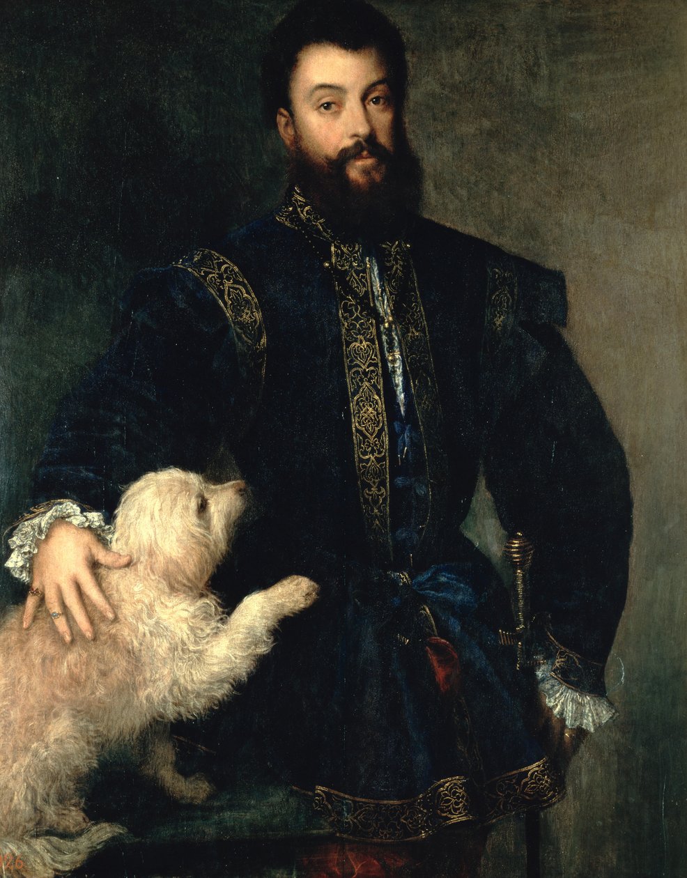 Federigo Gonzaga, Herzog von Mantua, ca. 1525-30 von Tiziano Vecelli