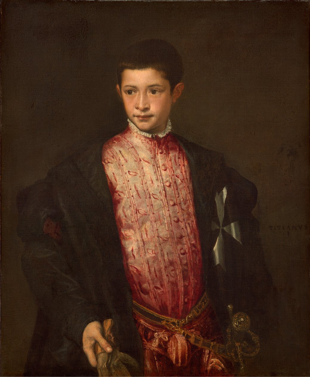 Ranuccio Farnese von Tiziano Vecelli