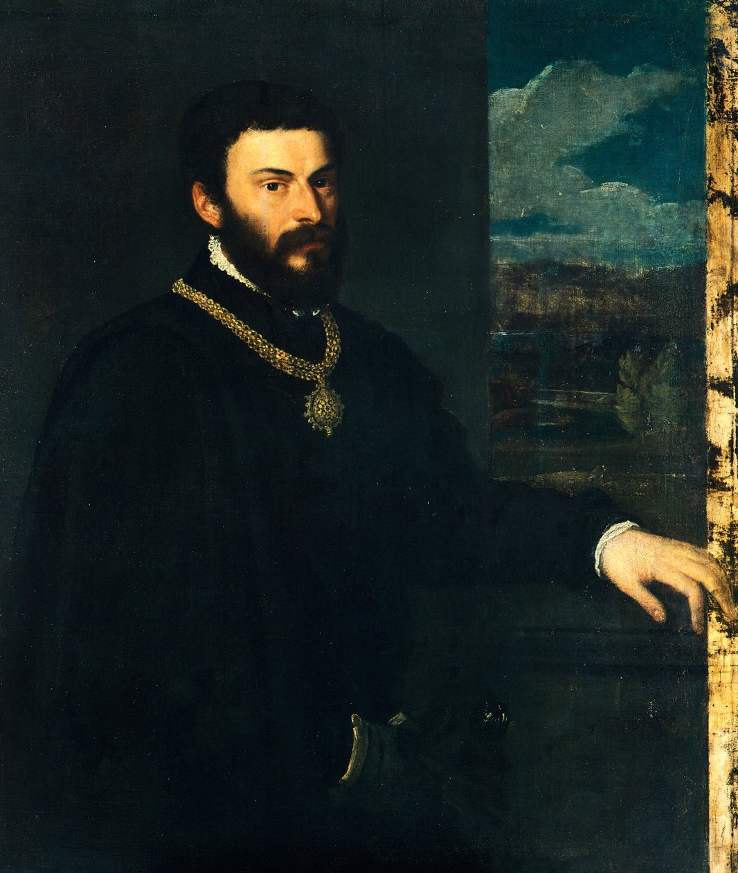 Graf Antonio Porcia und Brugnega von Titian (c.1488 1576)