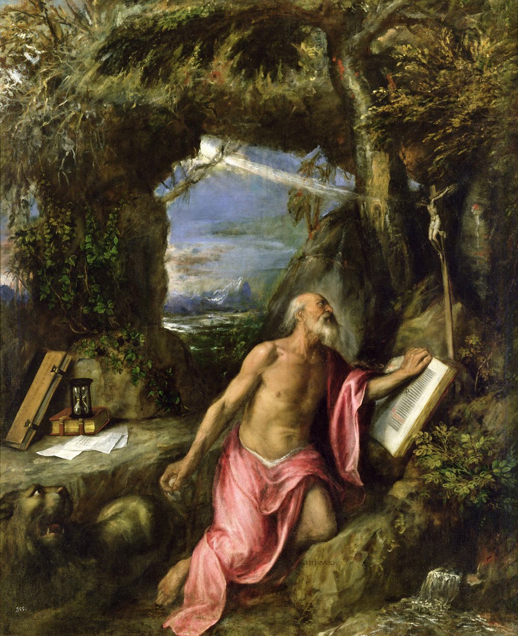 Der reuige Heilige Hieronymus von Titian