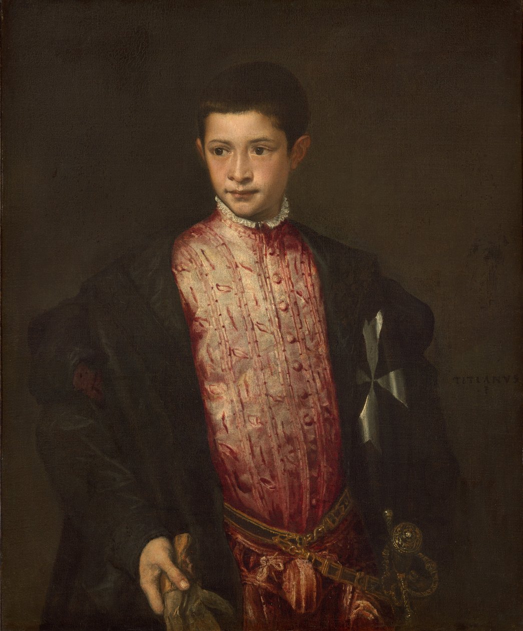 Ranuccio Farnese, 1541-1542 von Titian