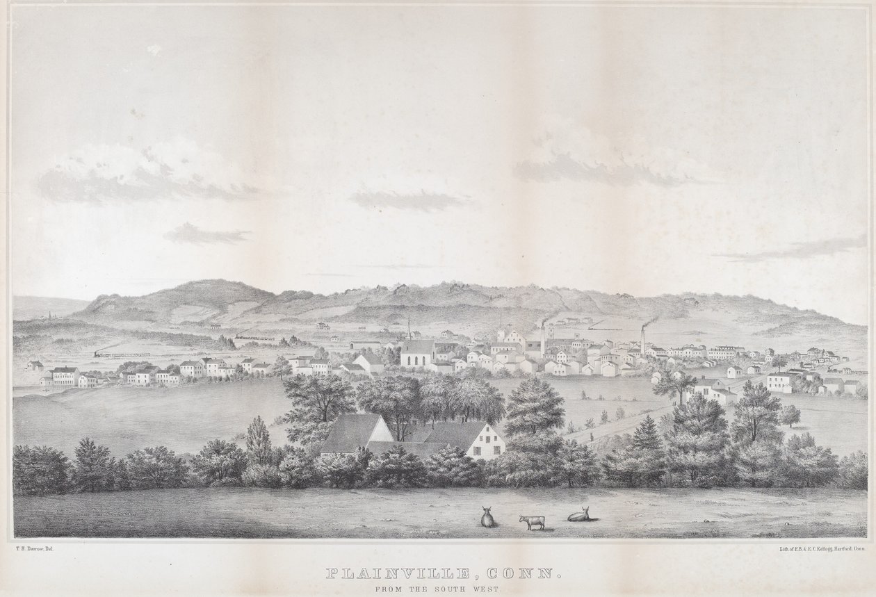 Plainville, Conn. von Südwesten von Titus H. Darrow