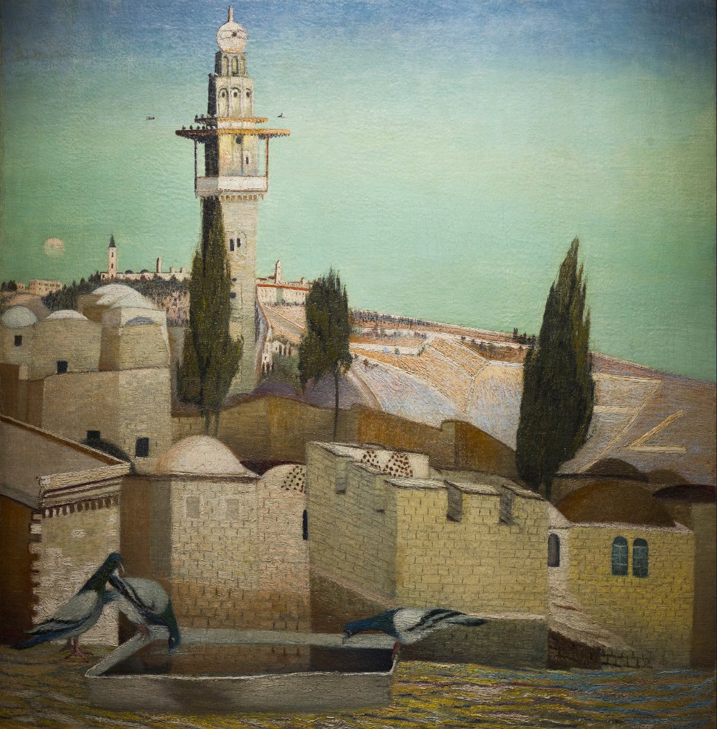 Der Ölberg in Jerusalem von Tivadar Kosztka Csontvary
