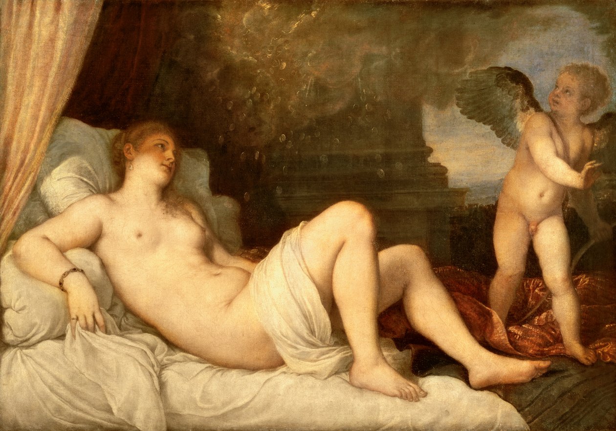 Danaë von Tiziano Vecelli