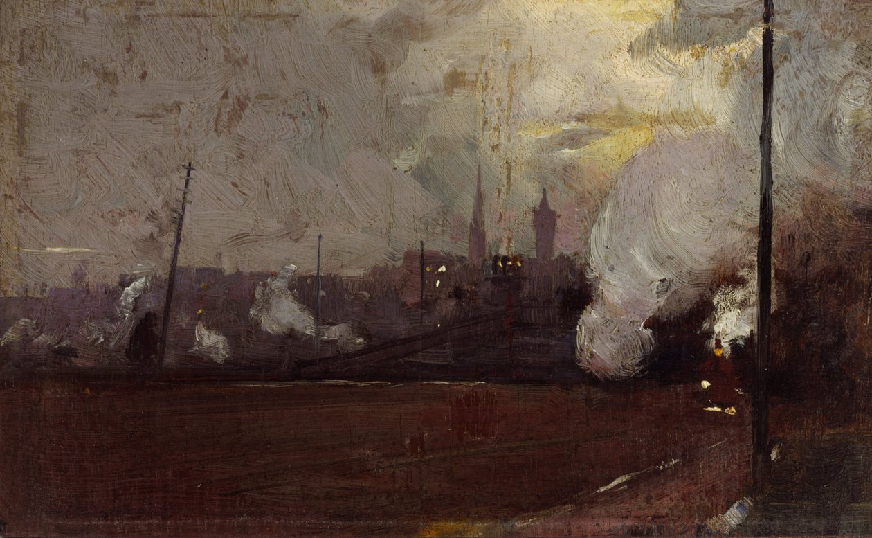 Abendzug nach Hawthorn von Tom Roberts