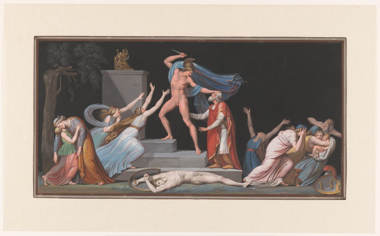 Tod von Priamus von Tommaso Piroli