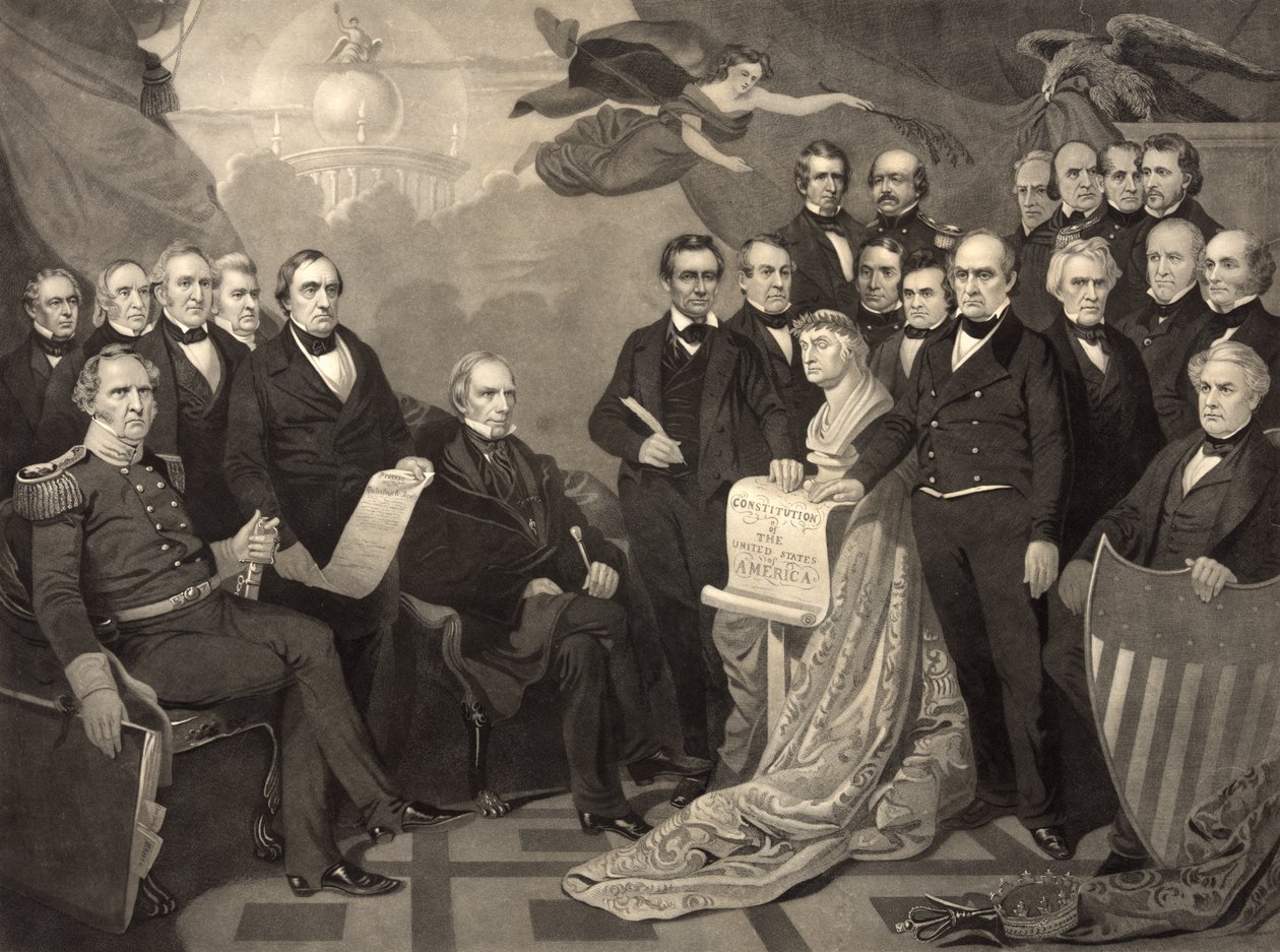 Union, veröffentlicht 1852 von Tompkins Harrison after Matteson