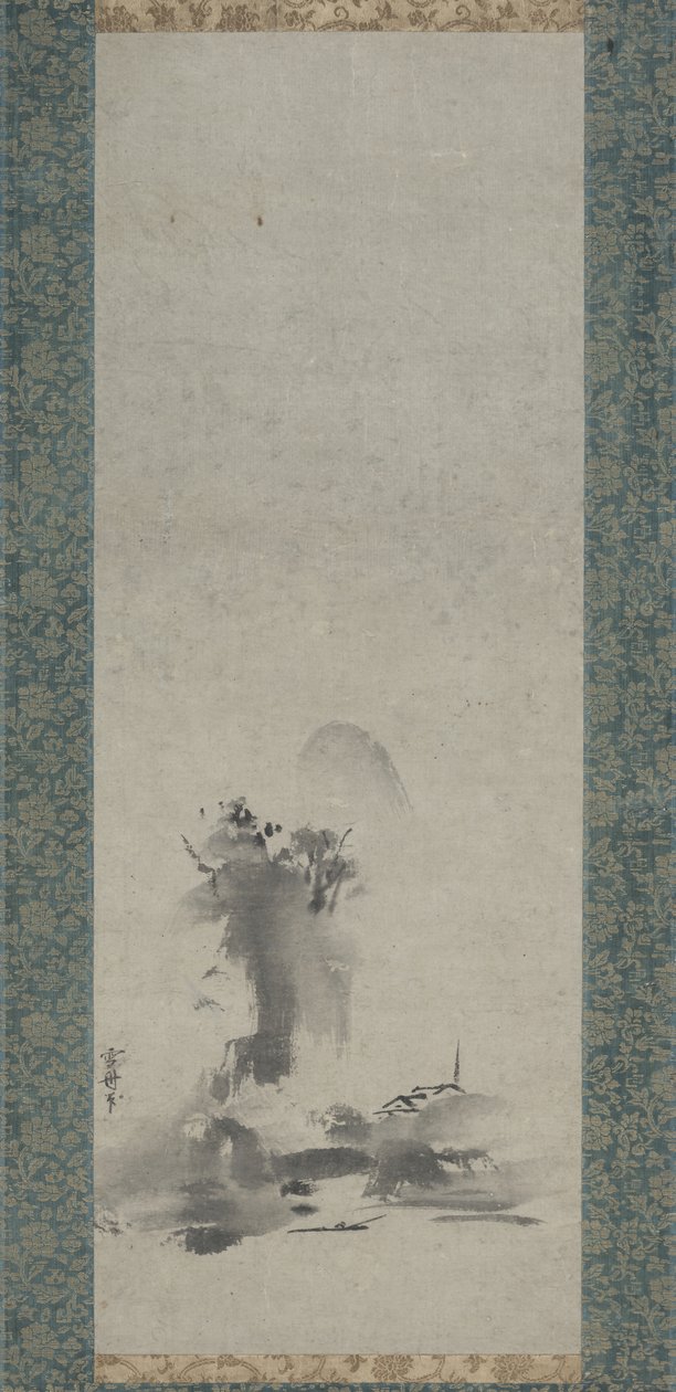 Haboku, gesprenkelte Tuschlandschaft von Toyo Sesshu
