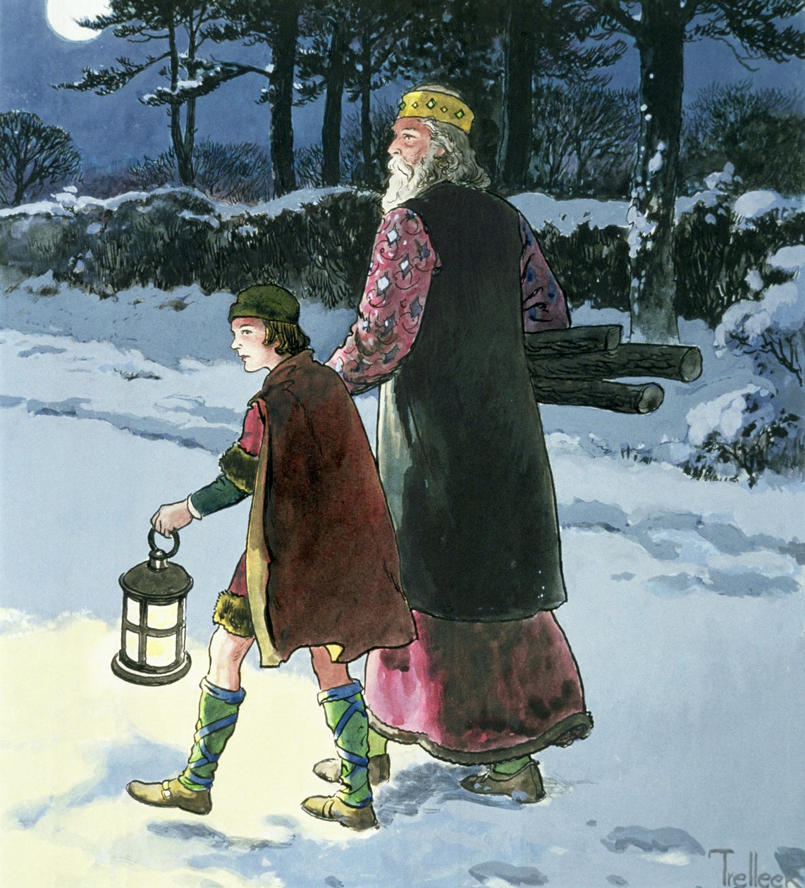König Wenzel, 10. Jahrhundert, um 1900 von Trelleek