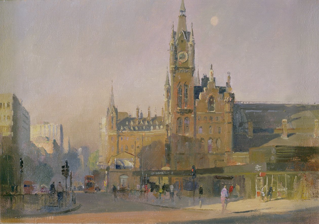 Früher Morgen, Euston Road, 1988 von Trevor Chamberlain