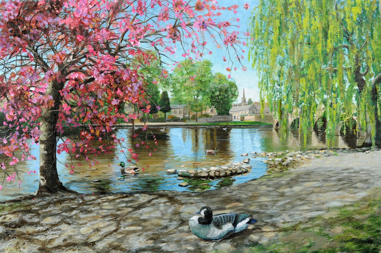 Bakewell Bridge, Derbyshire, 2009 von Trevor Neal