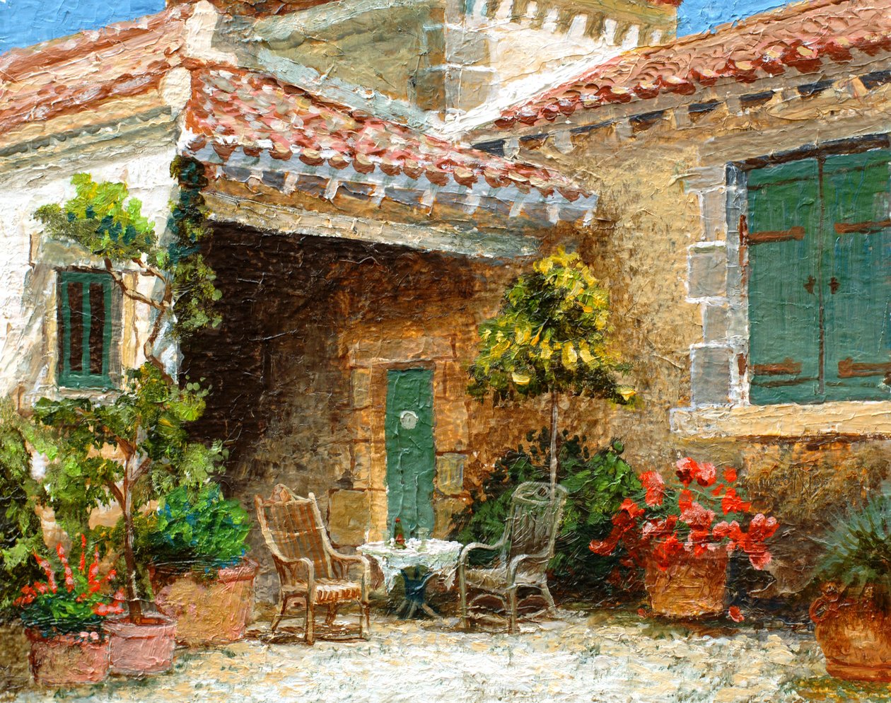 Provence Scheune, 2006 von Trevor Neal