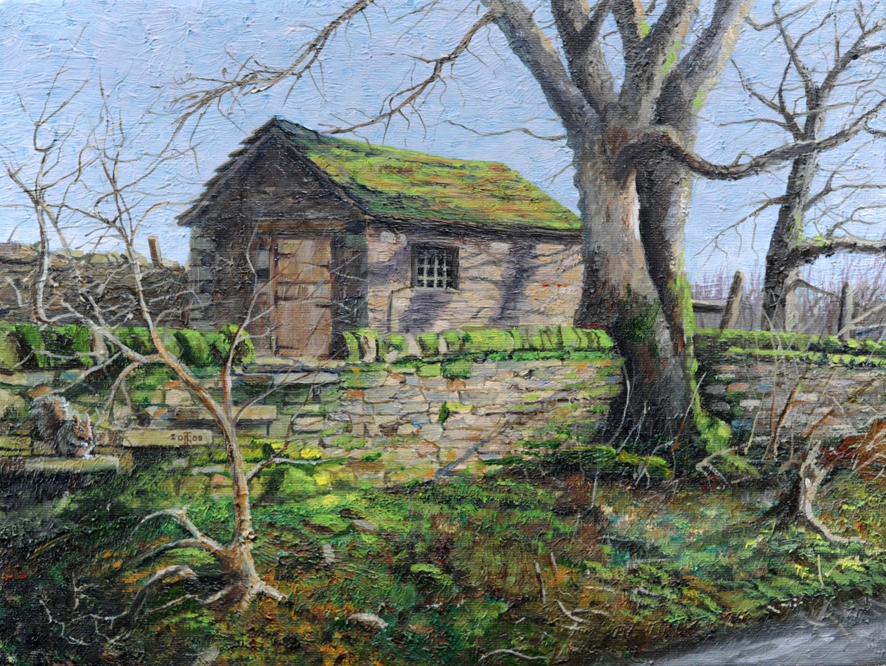 Steinscheune, Alport, Derbyshire, 2009 von Trevor Neal