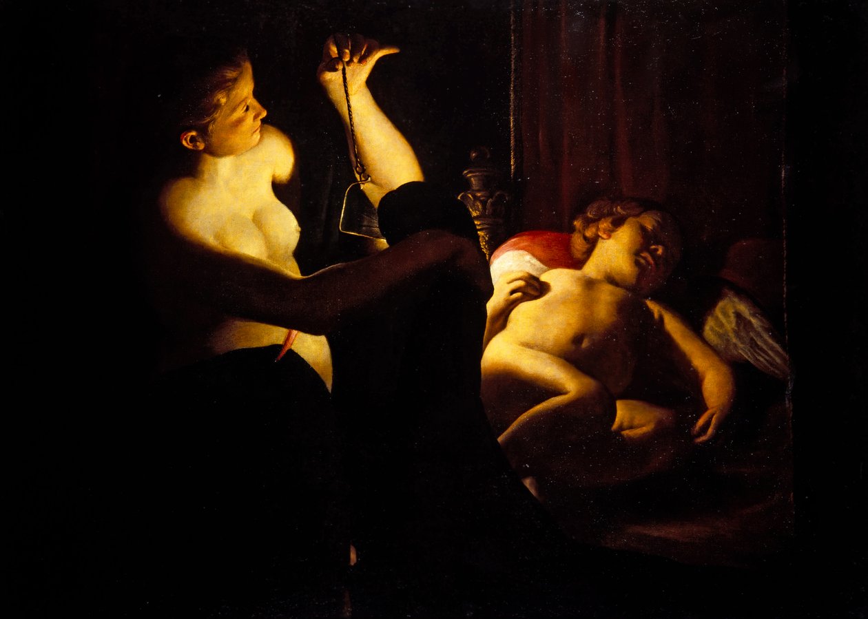 Amor und Psyche von Trophime Bigot