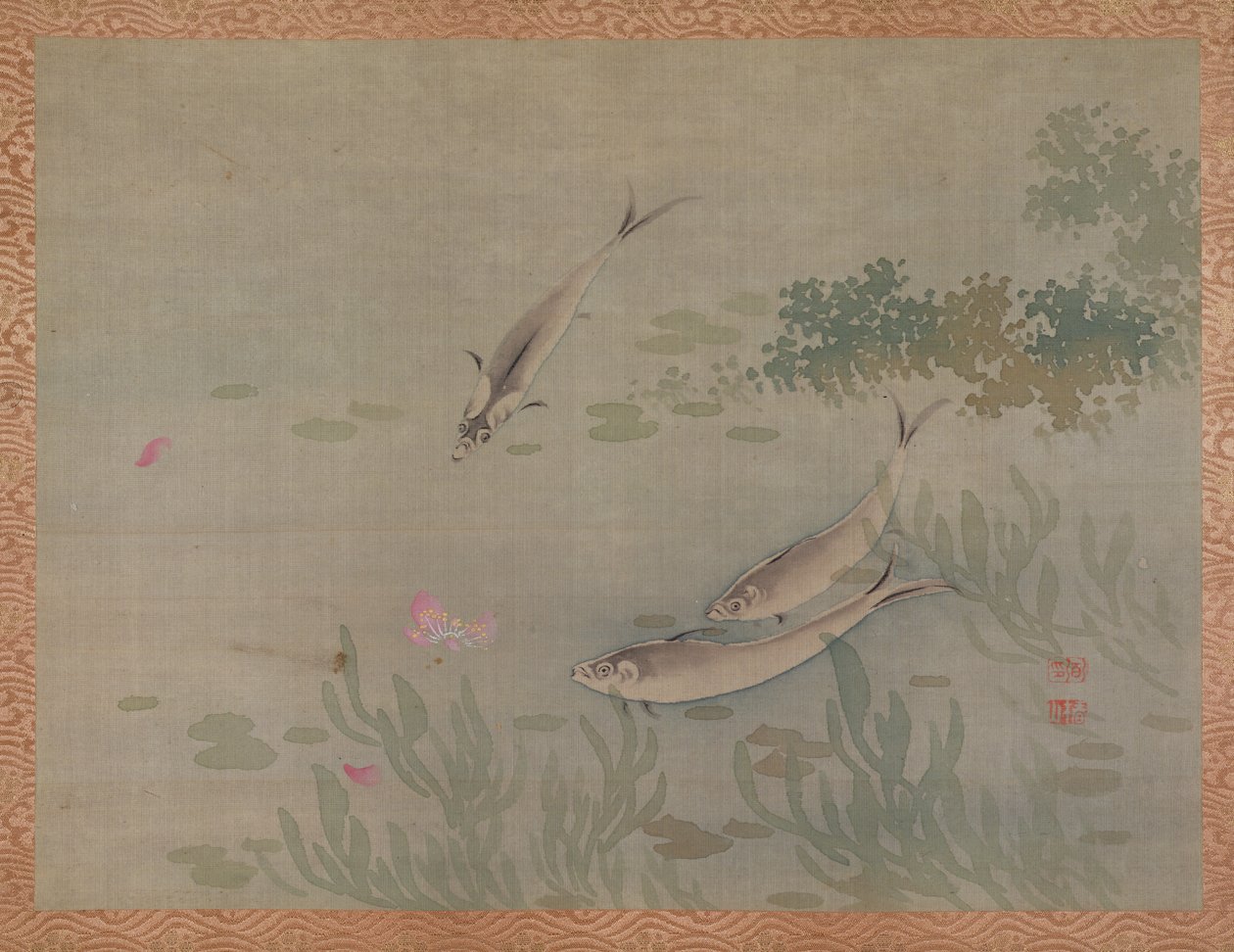 Fisch, 1851 von Tsubaki Chinzan