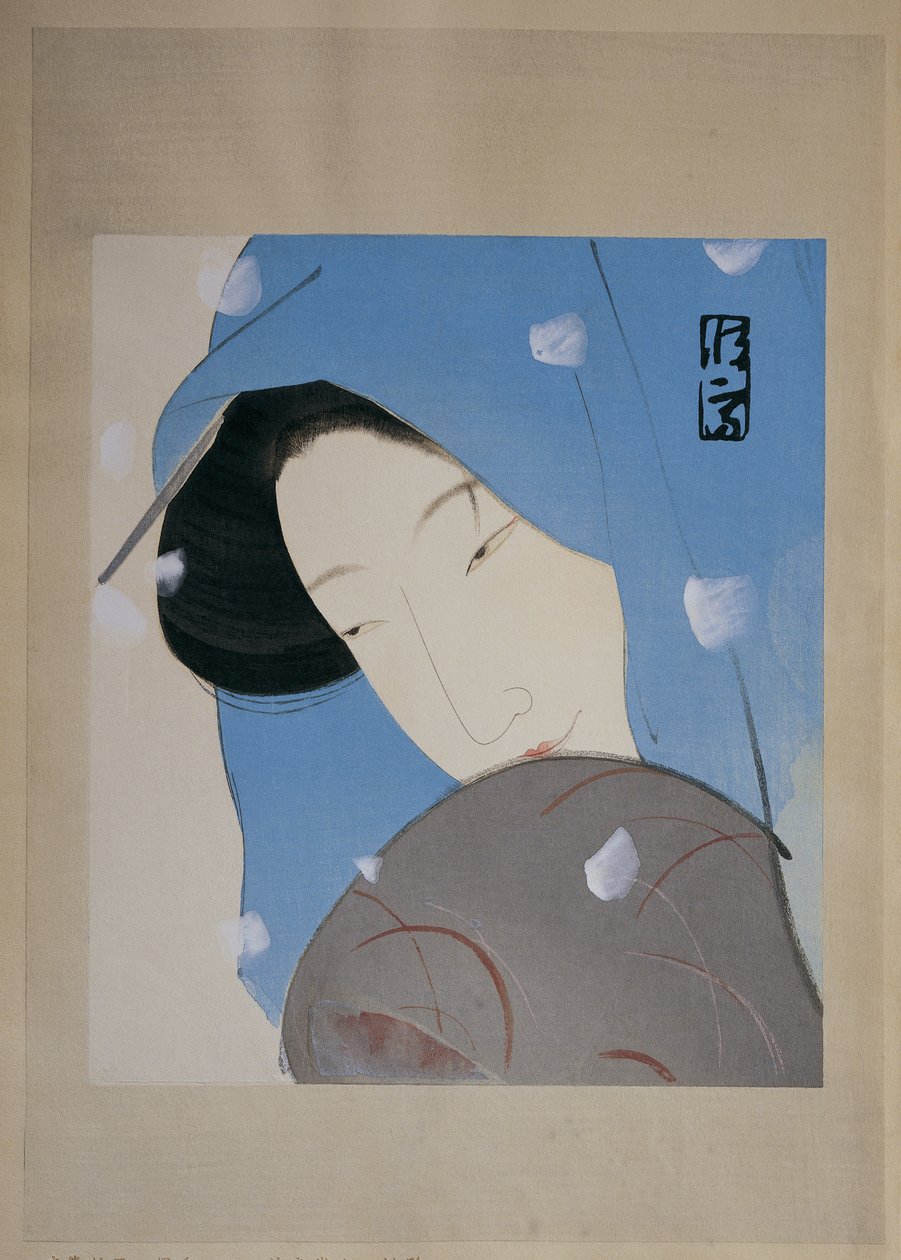 Nahaufnahme einer Frau von Tsunetomi Kitano