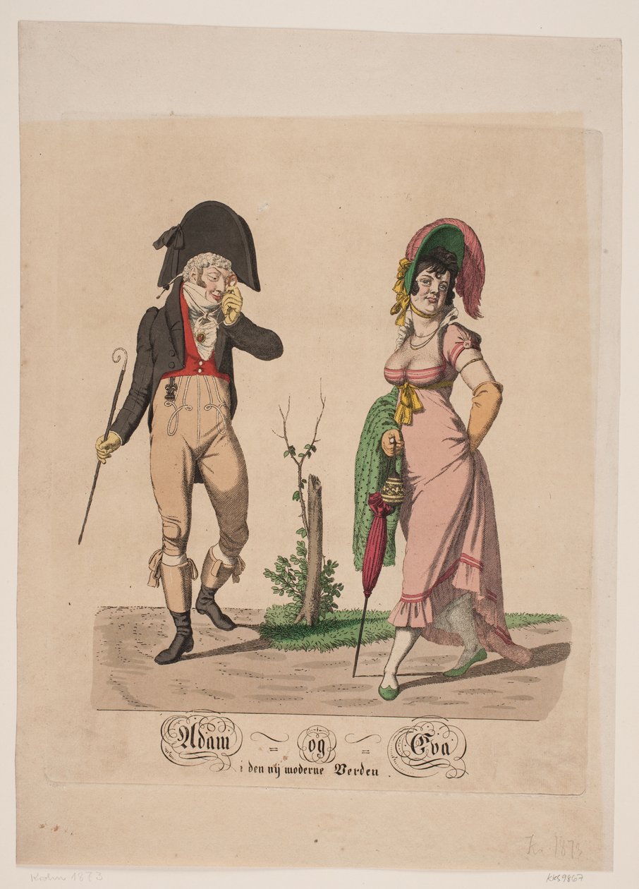 Adam und Eva in der neuen modernen Welt von Ubekendt