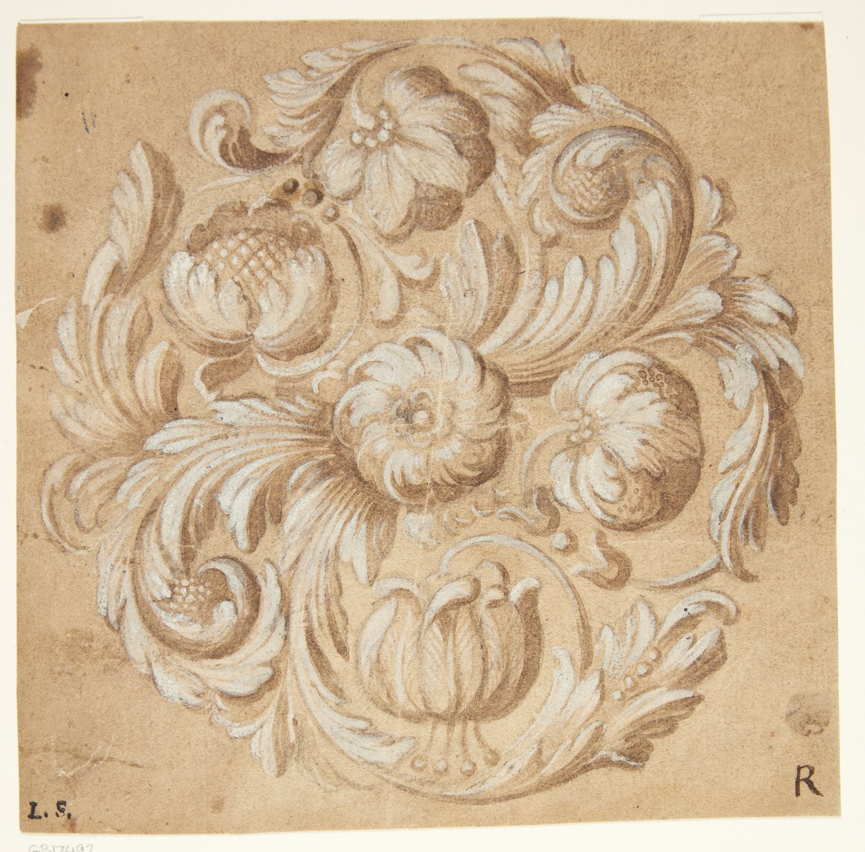 Blumenornament von Ubekendt