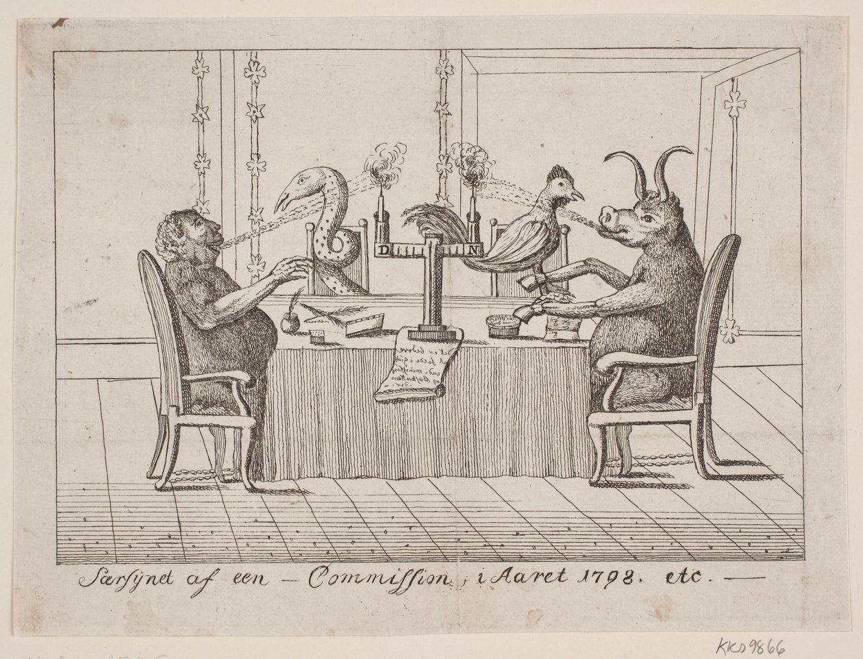 Das Sonderbare einer Kommission im Jahr 1798 von Ubekendt