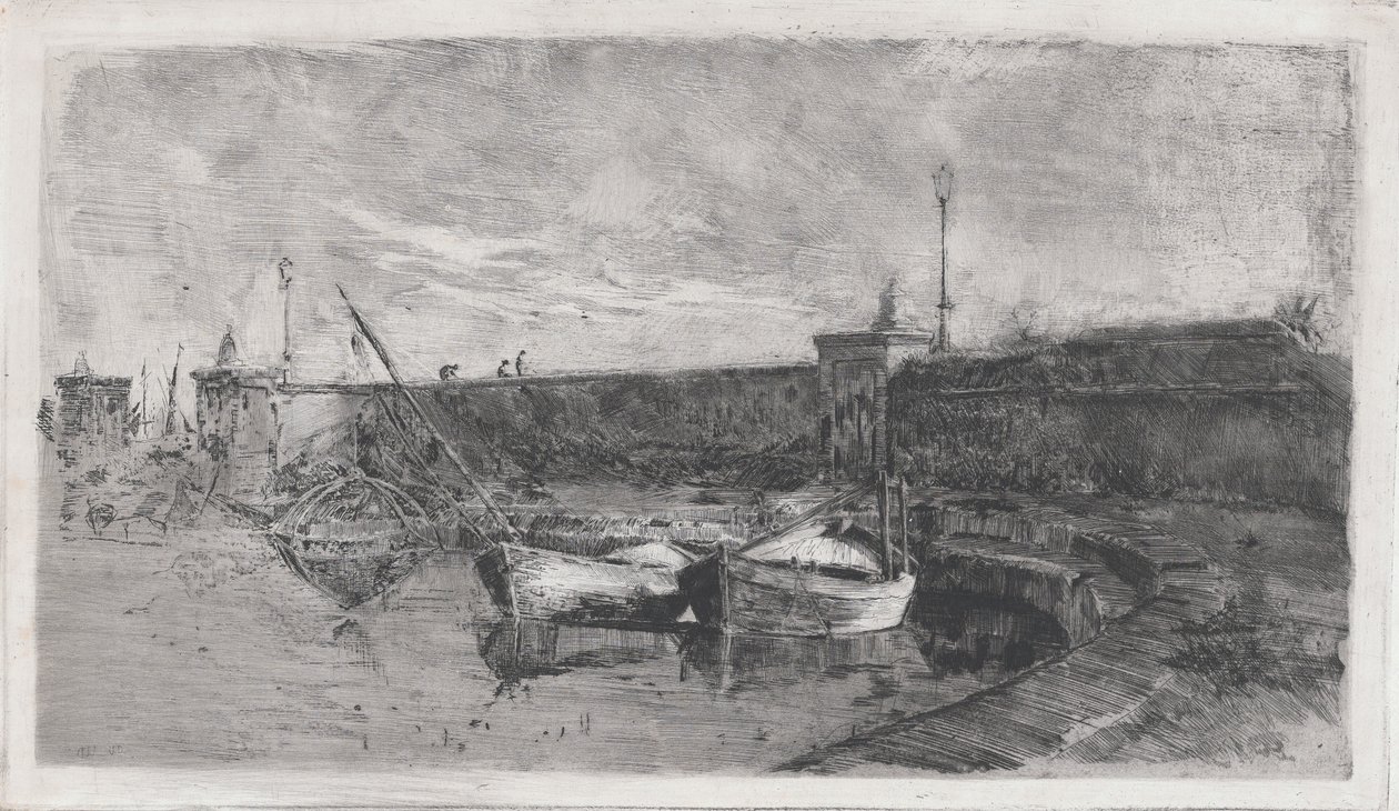 Der Hafen von Viareggio von Uberto dell