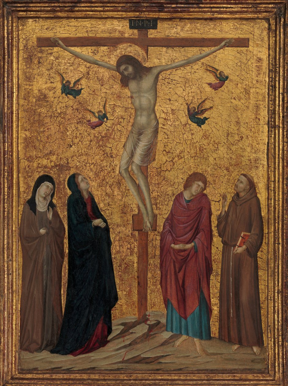 Die Kreuzigung, ca. 1315-20 von Ugolino da Siena